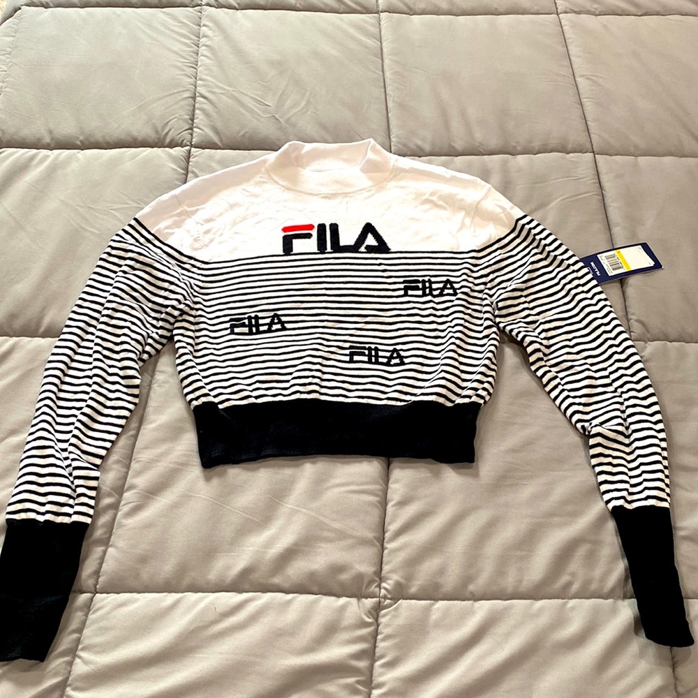 Fila crop top sweater